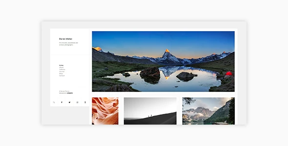 Darren – Photography & WooCommerce Compatible WordPress Theme